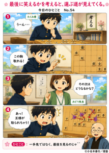【今日のひとこと】最後に笑えるかを考えると、選ぶ道が見えてくる。2