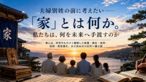 夫婦別姓の前に考えたいこと